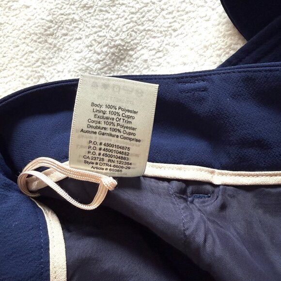 Aritzia Blue High-Waisted Trousers - Picture 8 of 8